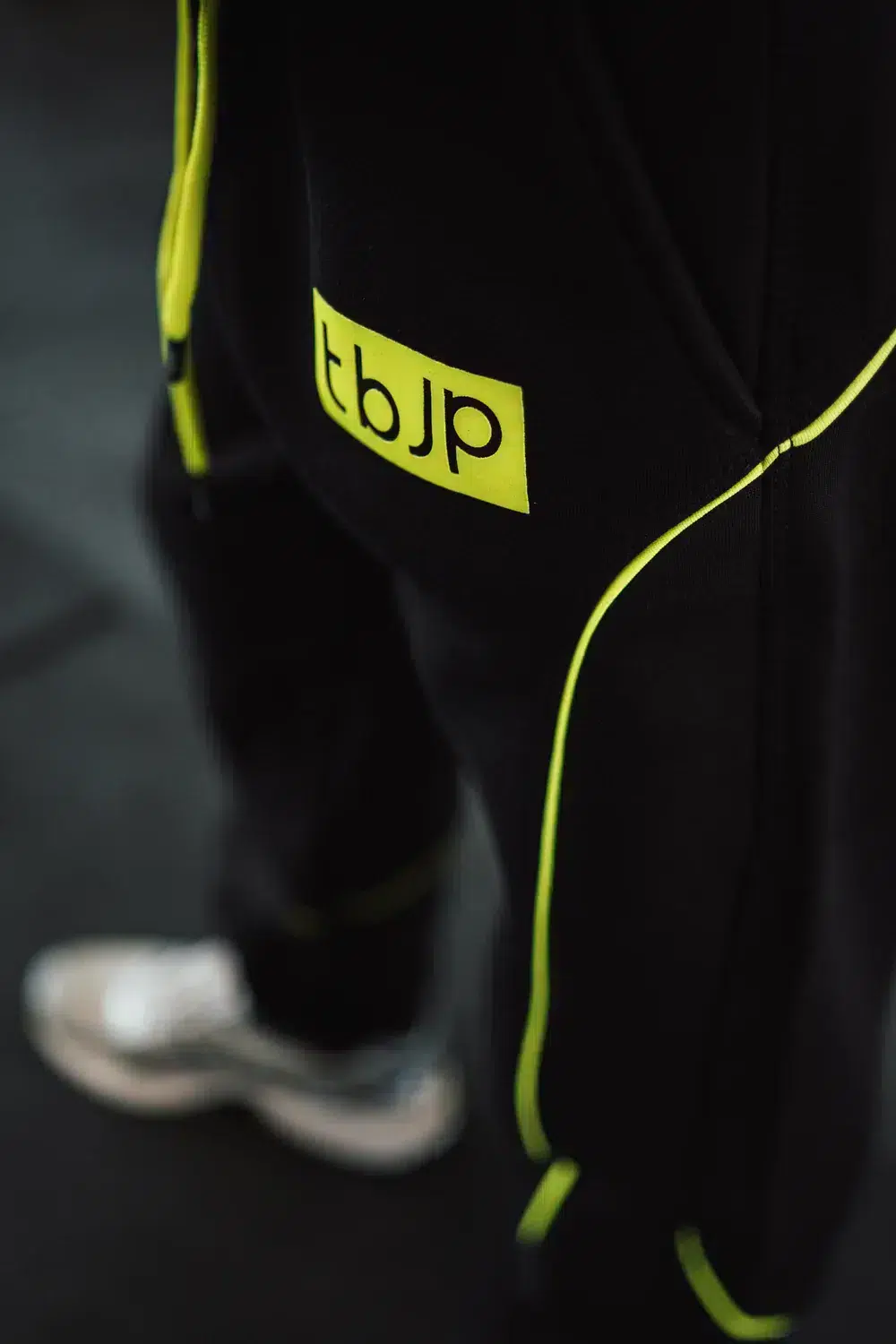 Joggers - Black & Lime Contrast - Image 3