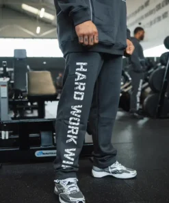 Joggers - HARD WORK WINS in Grey