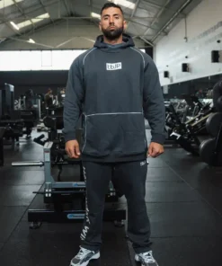 Alternative view of Joggers - HARD WORK WINS in Grey