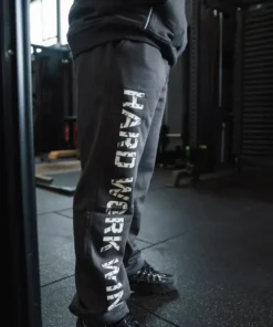 Joggers - HARD WORK WINS in Grey - Image 7
