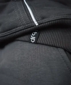 Hoodie - Grey with White Piping - Image 6
