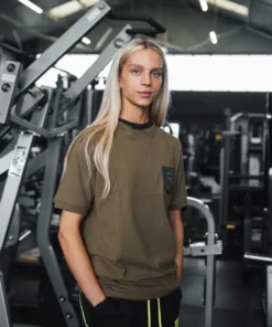 T-shirt - The Shield Tshirt in Olive - Image 5