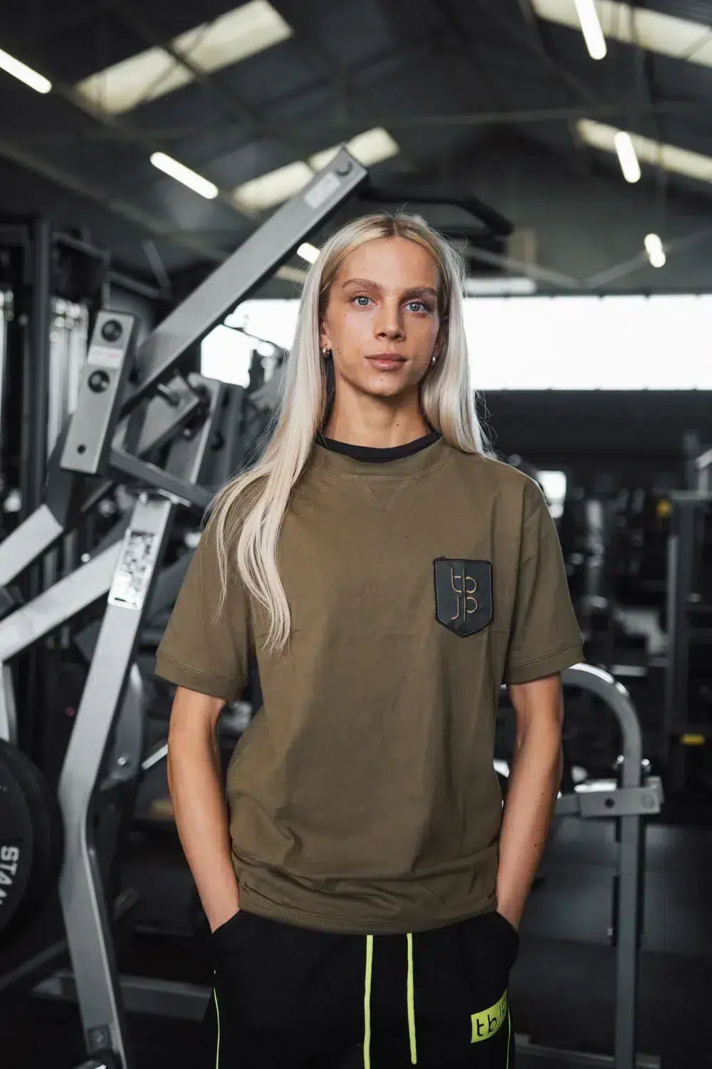 T-shirt - The Shield Tshirt in Olive - Image 3