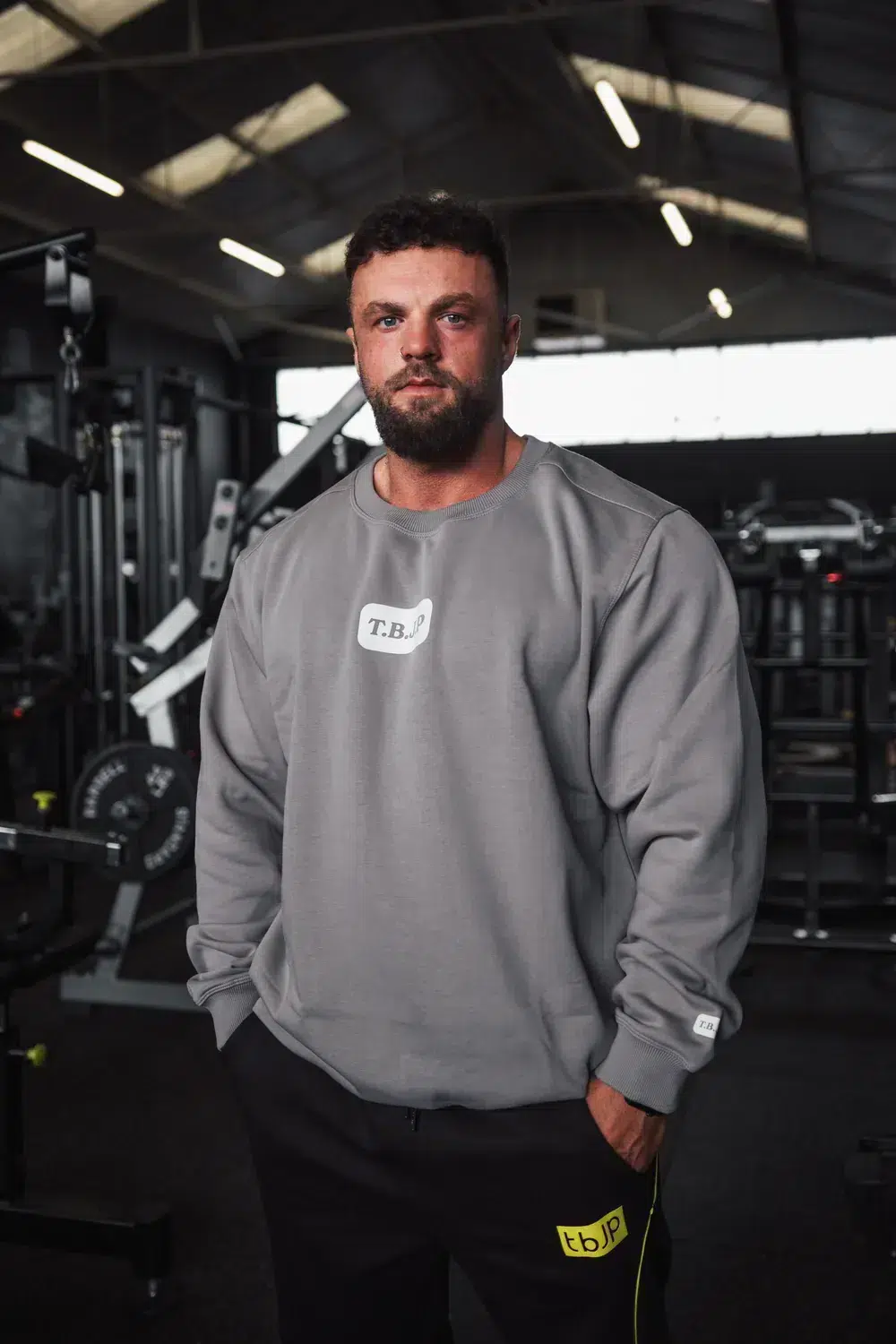 Sweater - Hard Work Wins Sweater in Grey - Image 6