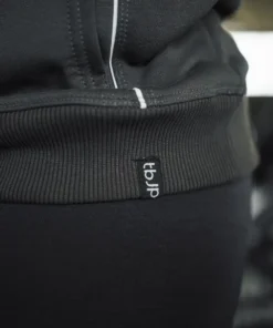 Hoodie - Grey with White Piping - Image 4