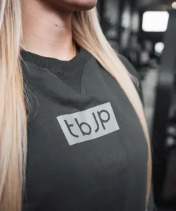 Alternative view of Hoodie - Grey with White Piping