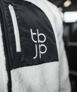 Sherpa Fleece - Cream with Patch Detail - Image 3