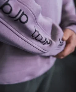 Sweater - Dusky Lilac with Embroidered tbJP Arm Logo (pink) - Image 7