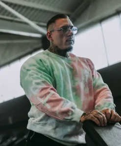 Alternative view of Sweater - Pastel Multicolour Tie Dye